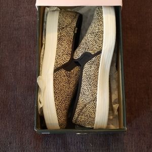 Keds x Kate Spade NY Double Decker Tiny Dot Calf Hair Slip-Ons